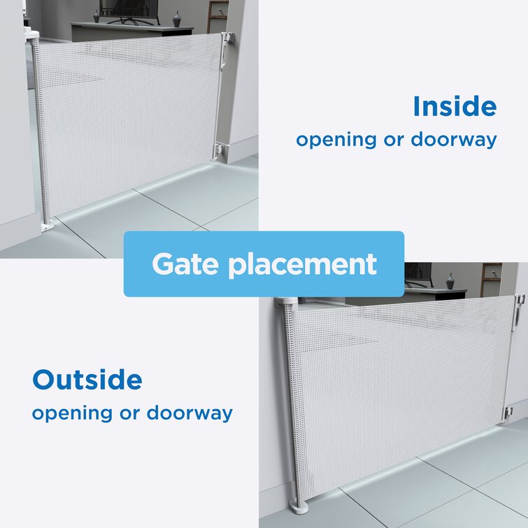 Perma child safety perma extra tall 2024 & extra wide outdoor retractable gate